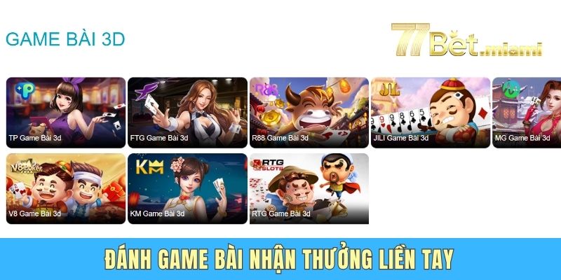Đánh game bài nhận thưởng liền tay